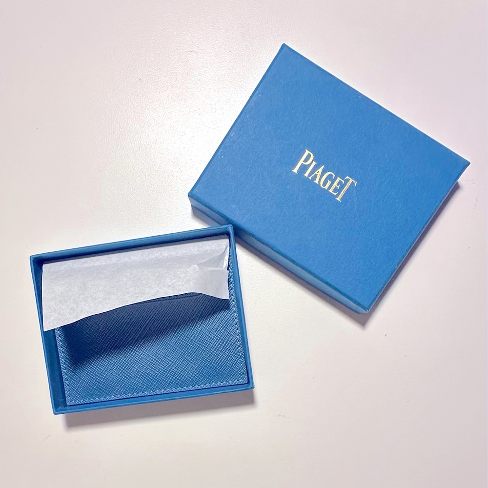 Piaget Leather Credit Card Holder in Box - Brand New / Unused